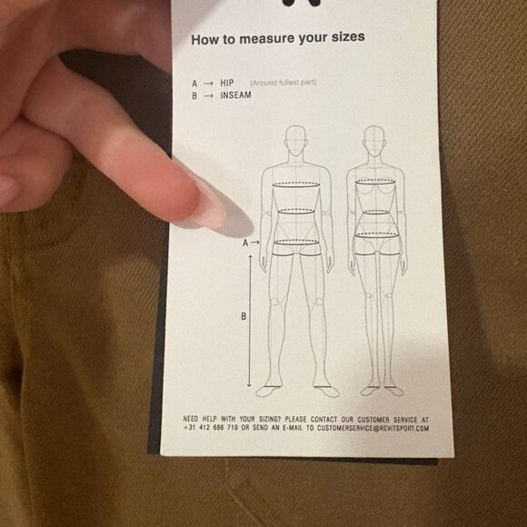 NWT REV'IT! Davis Tapered Fit Jeans Motorcycle Dark Camel W34 L32 - Picture 7 of 9